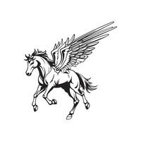 Pegasus Vektor Kunst, Symbole, und Grafik