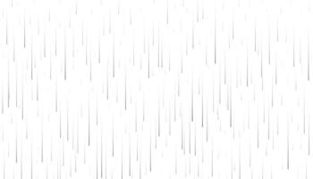 fallend Regen auf Weiß Hintergrund vektor