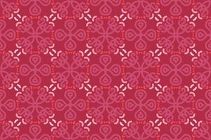 rosa sömlös mönster bakgrund med årgång stil. lämplig för textil, bricka, vägg dekor, bakgrund, baner vektor