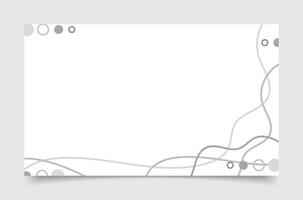 vit grå minimalistisk abstrakt baner bakgrund vektor