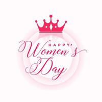 feiern Damen Tag Veranstaltung ein Tribut zu weiblich Leistung vektor