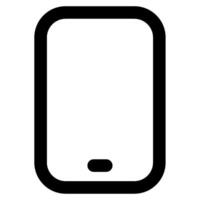 Smartphone Symbol zum Netz, Anwendung, uiux, Infografik, usw vektor