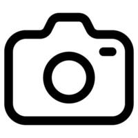 kamera ikon för webb, app, uiux, infografik, etc vektor