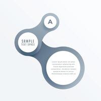 modern Geschäft Infografik Zeitleiste mit Text Raum auf 3d Blase Design vektor
