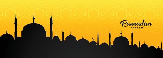 traditionell ramadan kareem händelse baner design vektor