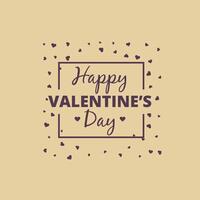 glücklich Valentinsgrüße Tag Herzen Hintergrund abstrakt Design Illustration vektor