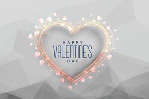 glücklich Valentinsgrüße Tag Feier Gruß Hintergrund vektor