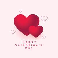 Valentinsgrüße Tag Heilige Hintergrund mit süß Liebhaber Herzen vektor