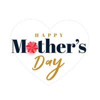 glücklich Mütter Tag dekorativ Hintergrund Show Elternteil Respekt und Liebe vektor