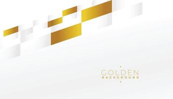 modern und elegant Weiß und golden Banner zum Präsentation vektor