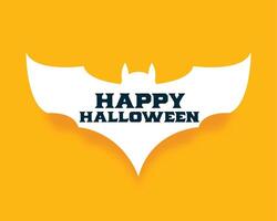 glücklich Halloween Hintergrund im Papierschnitt Stil Schläger vektor