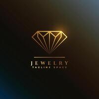 skinande Smycken diamant logotyp begrepp vektor design