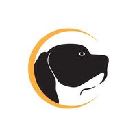 vektor illustration grafisk Bra hund djur- logotyp och symbol för djuraffär etc