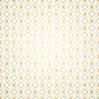 einfaches nahtloses Muster mit runden Formen, linearen Goldart-Deco-Weiß- und Goldfarben vektor