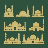 islamisch Stil Moschee. arabisch Ramadan Ornament Dekor Jahrgang. Muslim Thema. Vektor