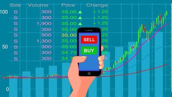 köpa och sälja över de stock marknadsföra Diagram vektor