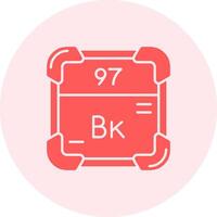 Berkelium solide Duo Melodie Symbol vektor