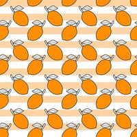 nahtloser Hintergrund mit orangefarbenem Muster vektor