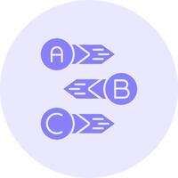 Diagramm solide Duo Melodie Symbol vektor