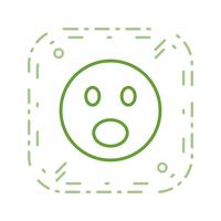 Überrascht Emoji Vector Icon