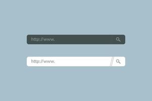 Suche Bar zum ui, Design und Netz Seite? ˅. Webseite Schnittstelle Element mit Netz Symbol und drücken Taste vektor