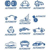 Symbol einstellen Automotiv Auto Logo Vektor