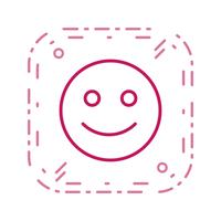 Glad Emoticon Vector Icon