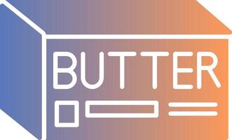 Butter Gradient Symbol vektor