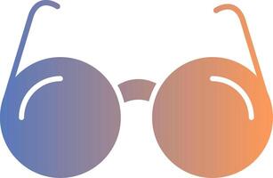 Sonne Brille Gradient Symbol vektor