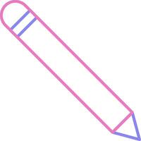 Stift linear zwei Farbe Symbol vektor