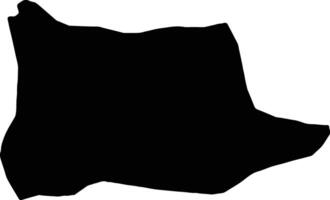 Bayburt Truthahn Silhouette Karte vektor