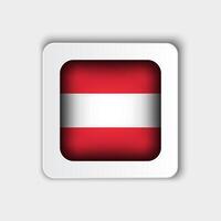 Österreich Flagge Taste eben Design vektor