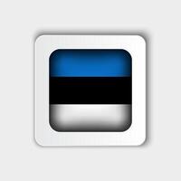 Estland Flagge Taste eben Design vektor