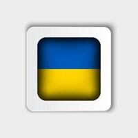 Ukraine Flagge Taste eben Design vektor