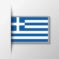 vektor rektangulär grekland flagga bakgrund