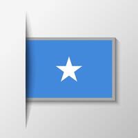 Vektor rechteckig Somalia Flagge Hintergrund