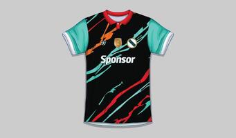 Vektor Sport Hemd Design bereit zu drucken - - Fußball Hemd zum Sublimation