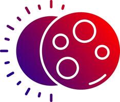 Finsternis solide Gradient Symbol vektor