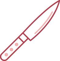 Messer solide zwei Farbe Symbol vektor
