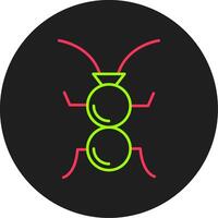 Formicidae Glyphe Kreis Symbol vektor