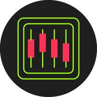 Diagramm Glyphe Kreis Symbol vektor