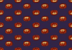 mörka sömlösa mönster med pumpor, ansikte och leende. halloween fest dekoration. grönsakstryck med ett leende. festlig bakgrund för papper, textil, semester och design. vektor illustration.