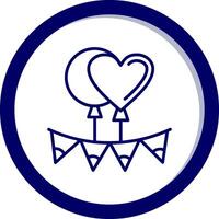 Luftballons Party vecto Symbol vektor