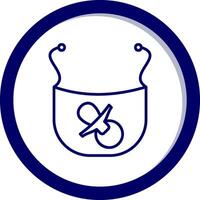 Lätzchen vecto Symbol vektor