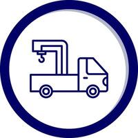 Kran LKW vecto Symbol vektor