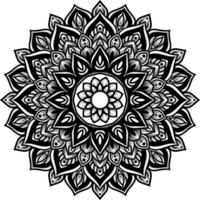 Mandala runder Ornament Dekoration Hintergrund vektor