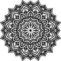 Mandala runder Ornament Dekoration Hintergrund vektor