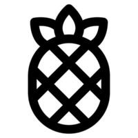 Ananas Symbol Essen und Getränke zum Netz, Anwendung, uiux, Infografik, usw vektor