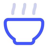 Suppe Symbol Essen und Getränke zum Netz, Anwendung, uiux, Infografik, usw vektor
