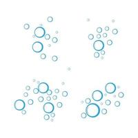 Blase Wasser Vektor Illustration Design-Vorlage